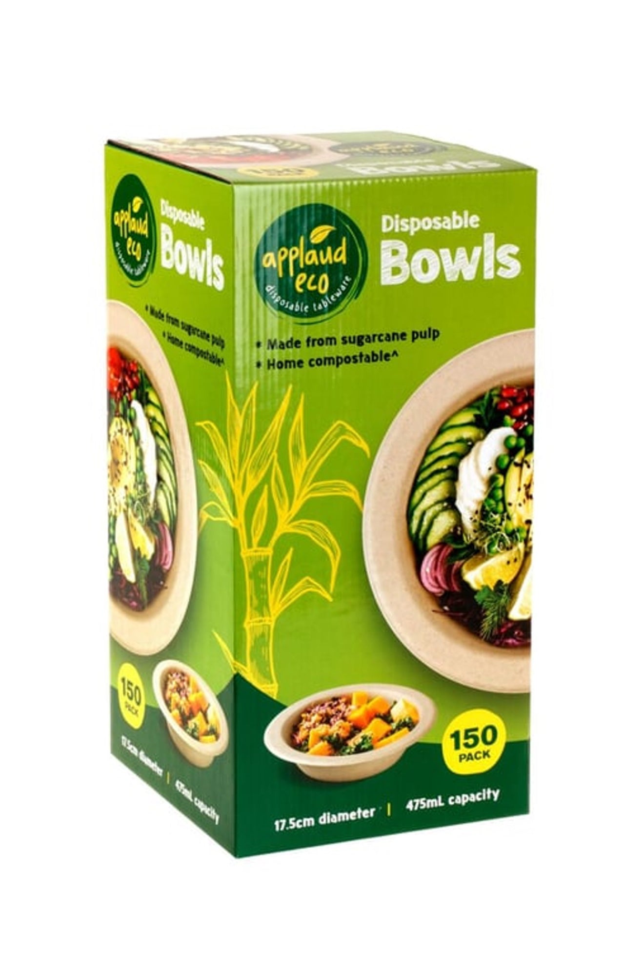 Applaud Eco Sugarcane Bowls
150 ct