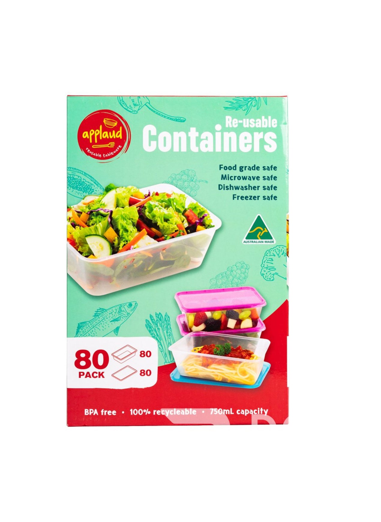 Applaud Reusable 750 ml Container