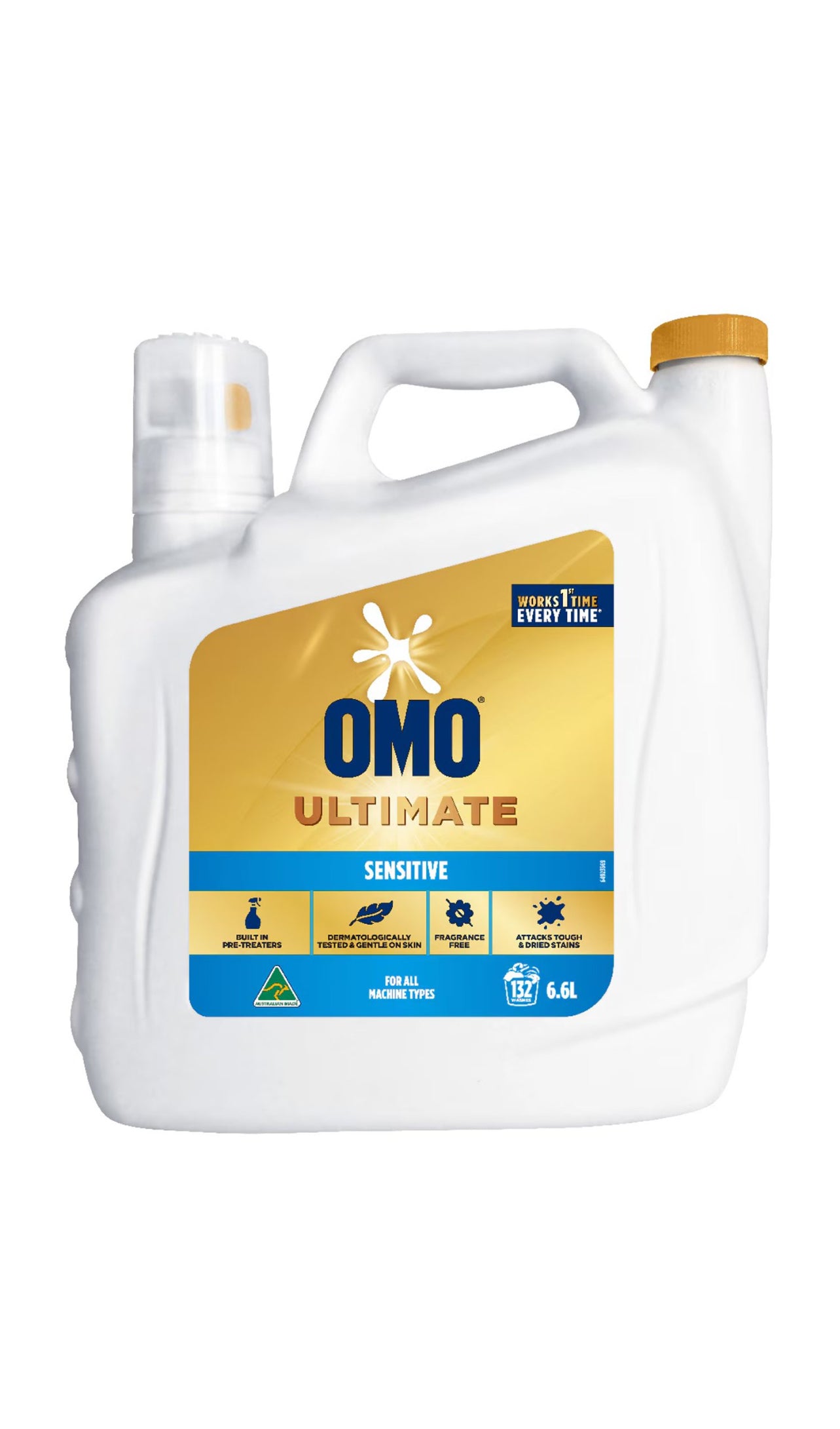 OMO Ultimate Sensitive Laundry
Liquid Detergent 6.6 L