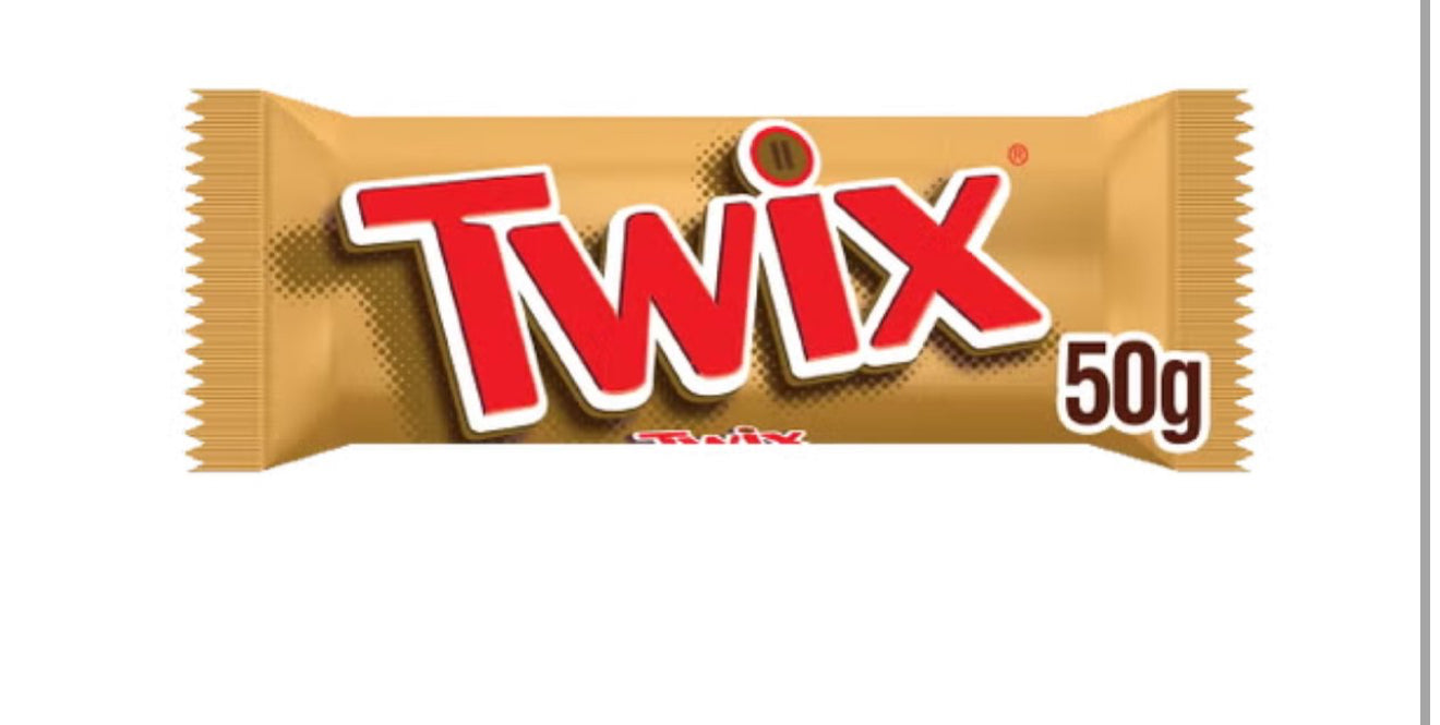 Twix Twin Bars 50 g x 20 ct