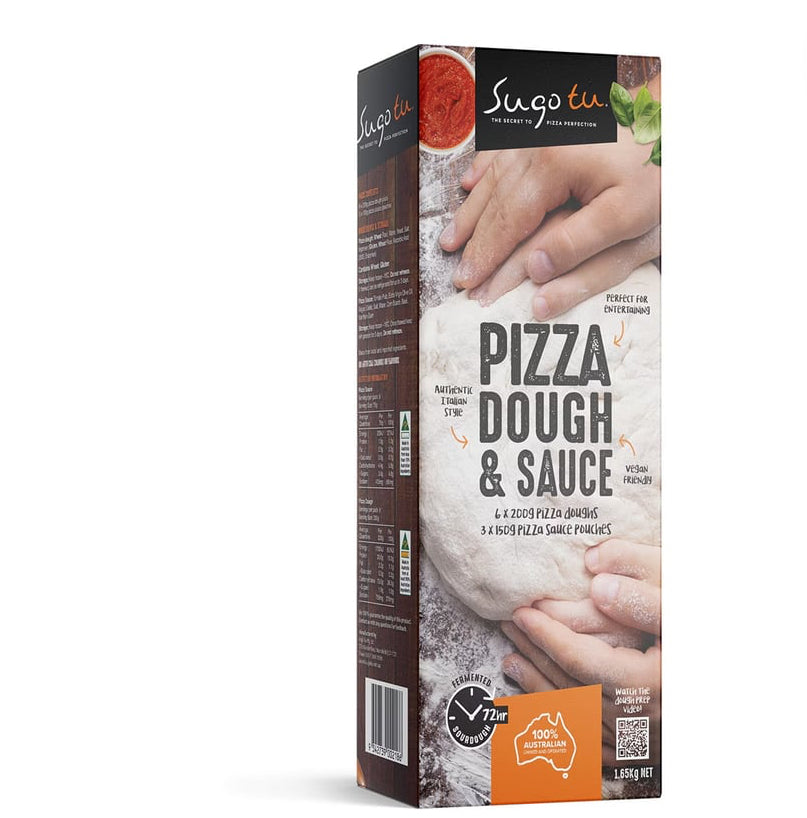 Sugo Tu Pizza Dough & Sauce
(1.65 kg)
