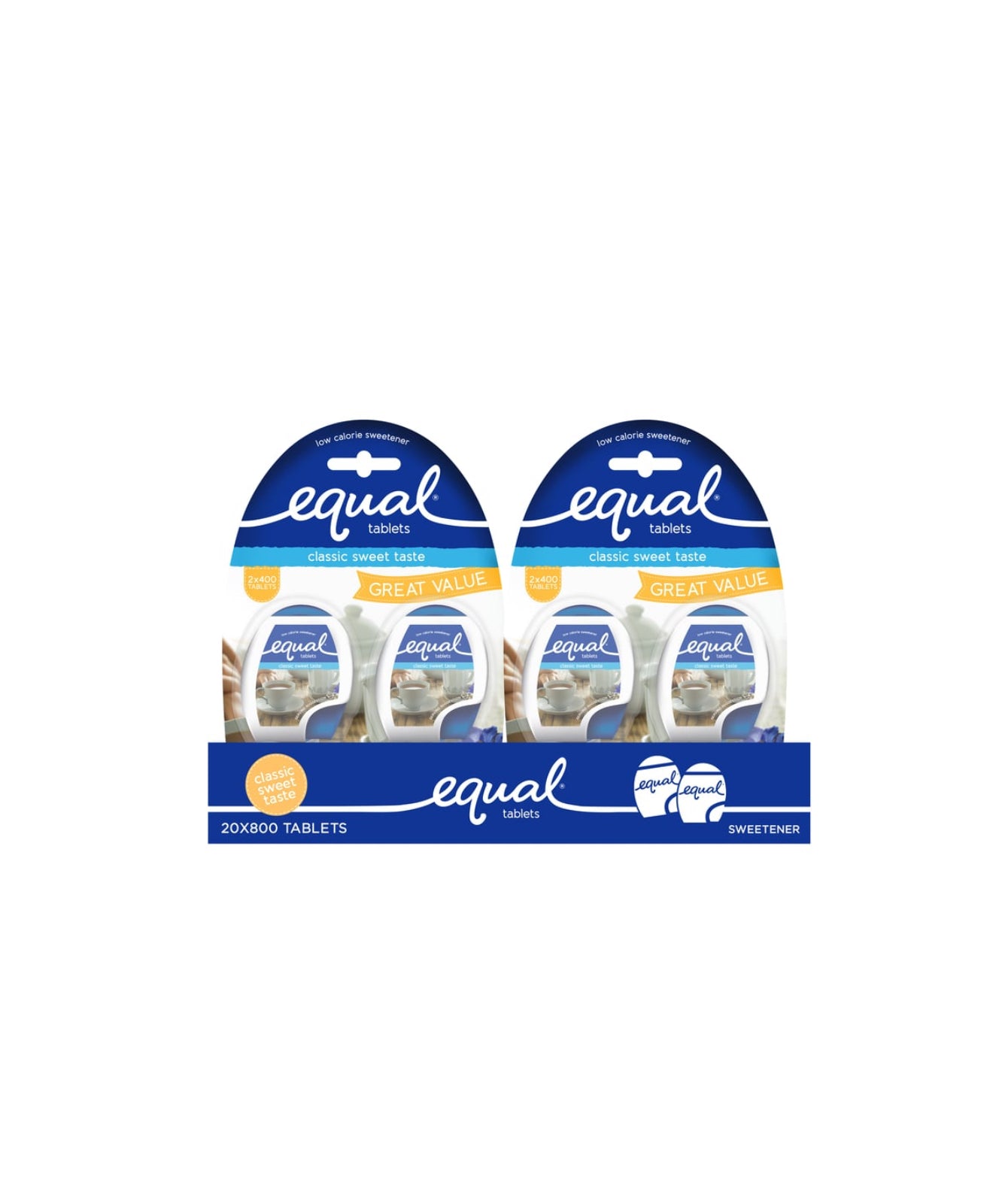 Equal Tablets Sweetner (400 pk x 2 pk)