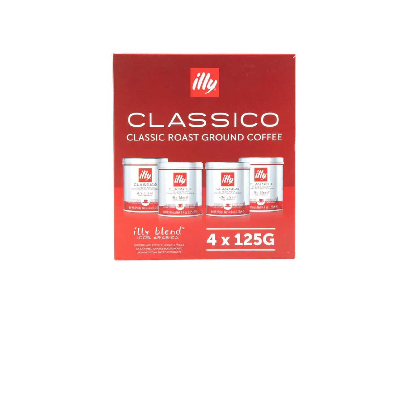 Illy Ground Coffee (125 g x 4 pk)