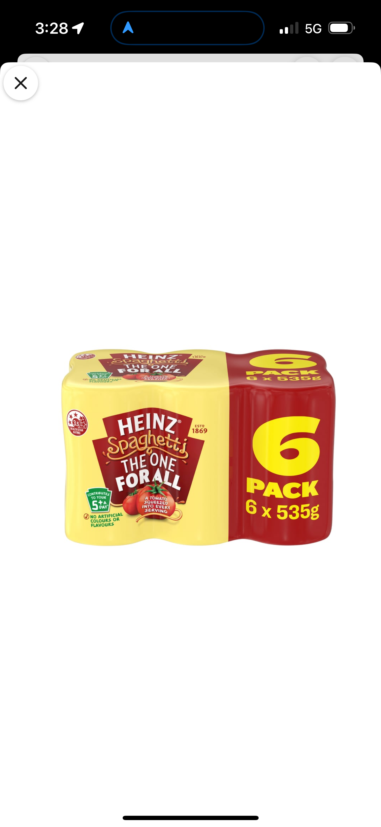 Heinz Spaghetti (555 g x 6 pk)