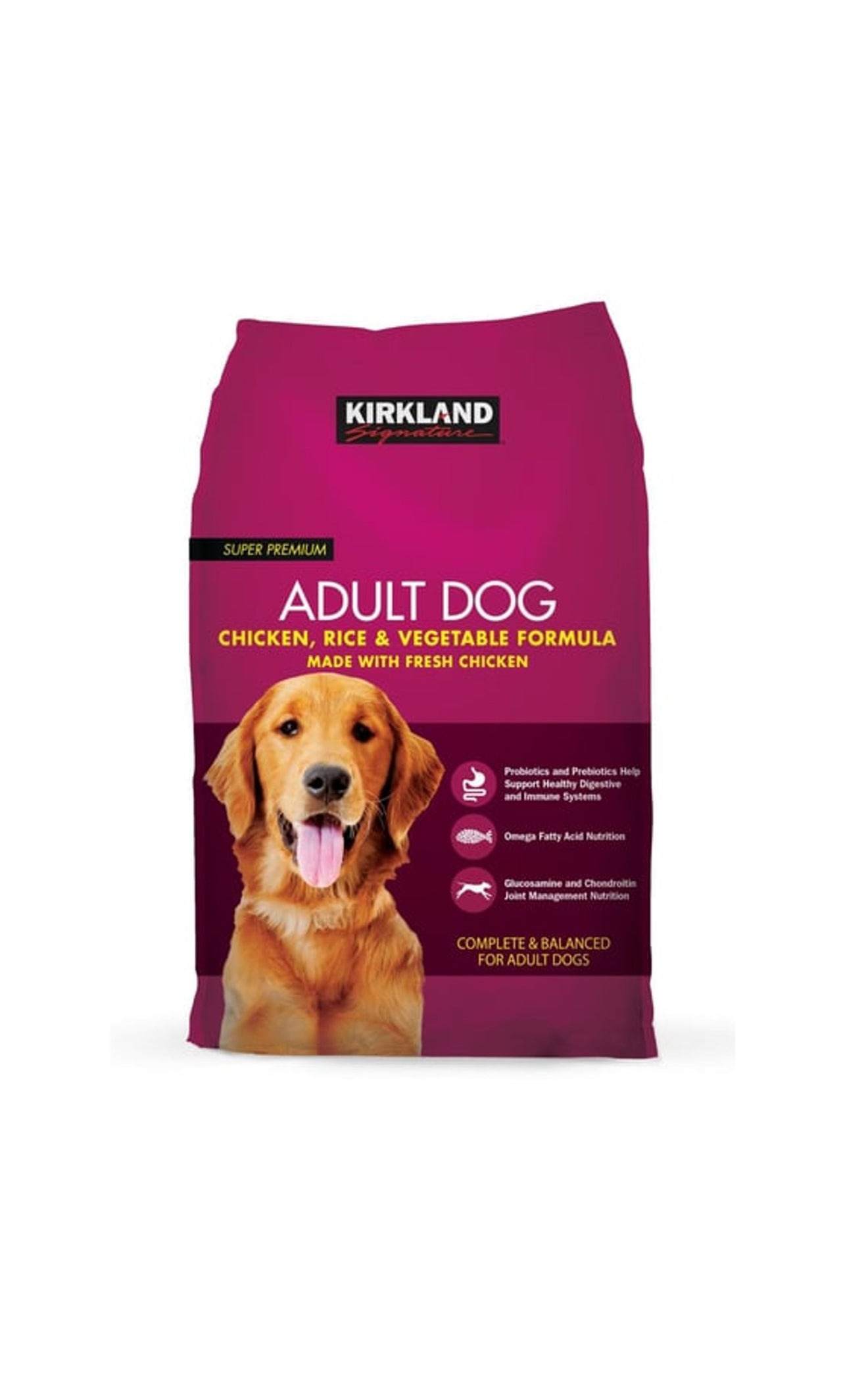 Kirkland Signature Chicken Rice & Vegetables Dog Food 12 kg