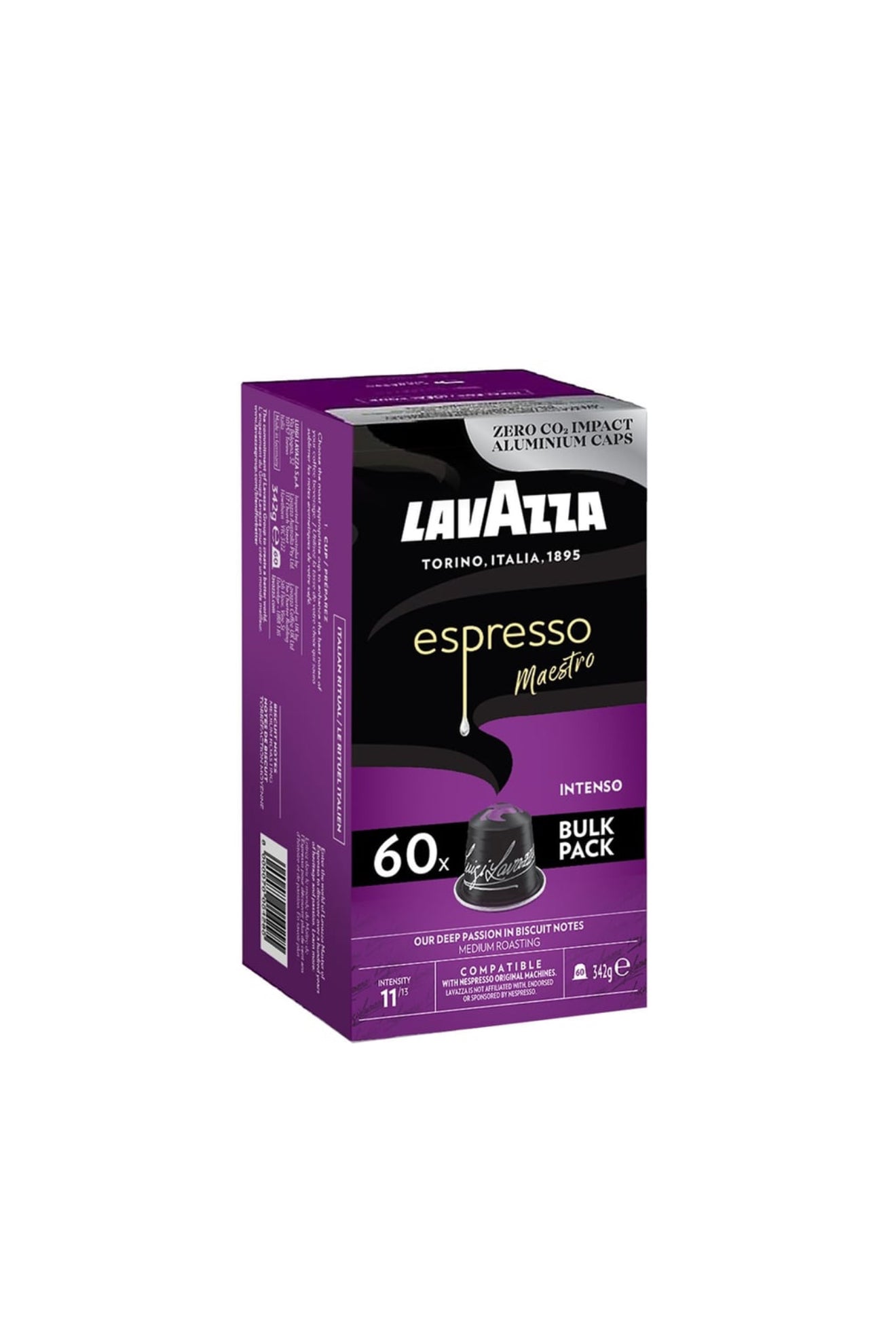 Lavazza Espresso Intenso Capsules
Nespresso Compatible (60 pk)