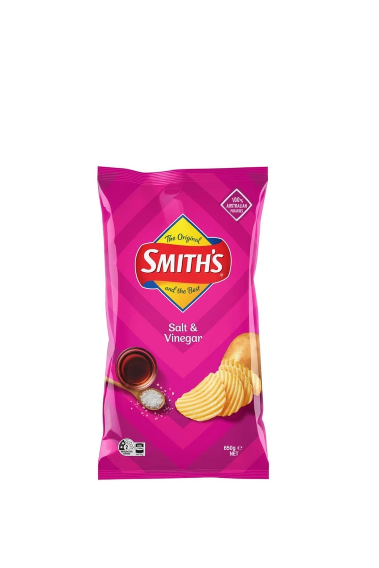 Smith's Salt & Vinegar Potato Chips (650 g)