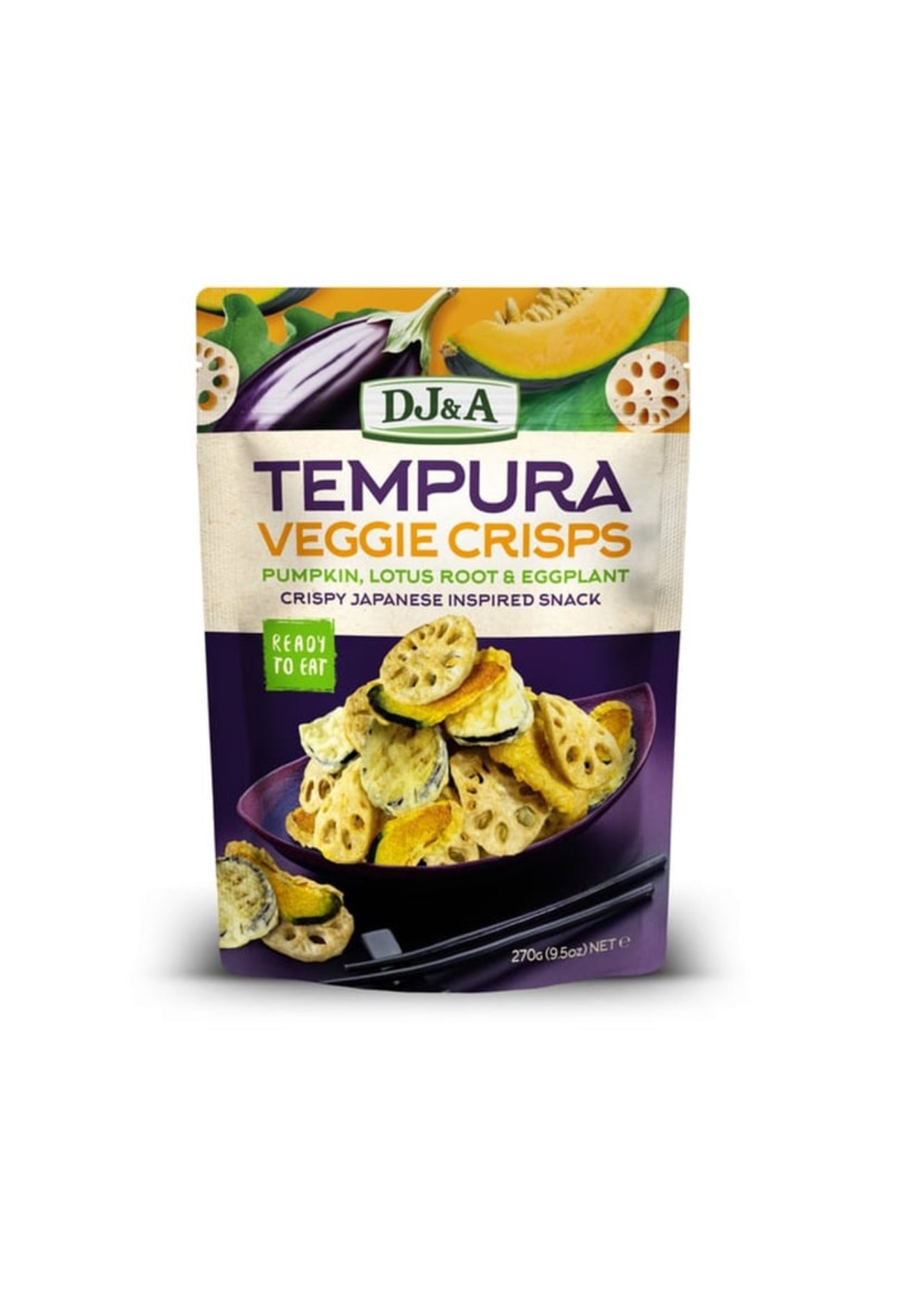 DJ&A Tempura Veggie Crisps
(270 g)
