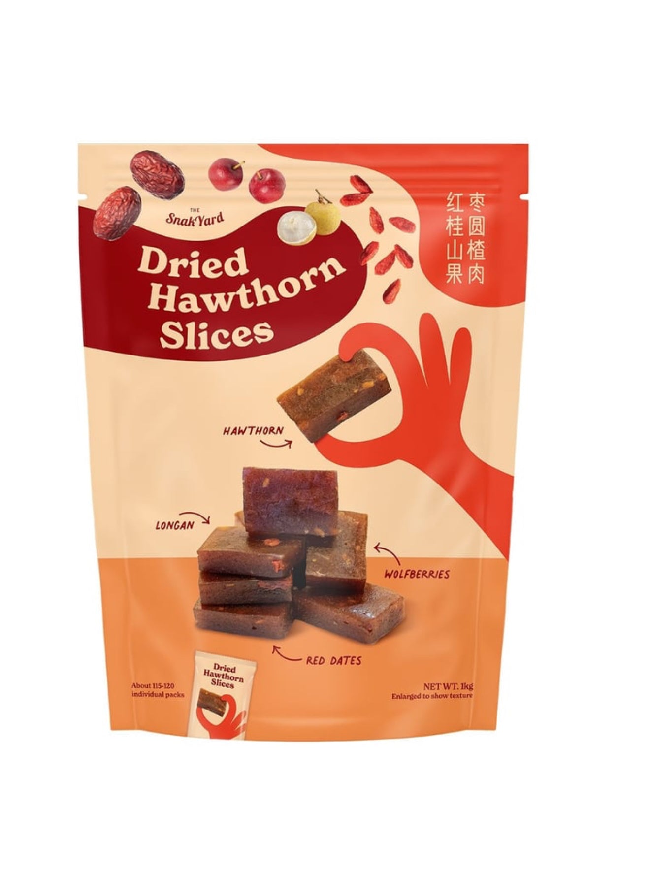 Snakyeard Dried Hawthorn Slices
1 kg