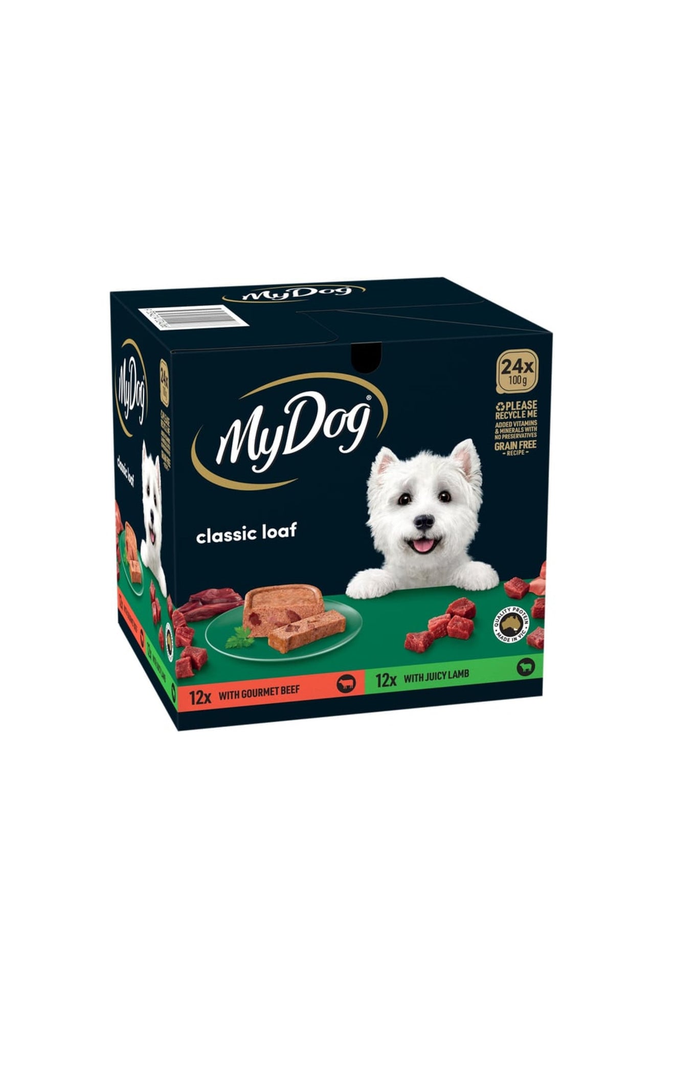 My Dog Beef & Lamb Wet Dog Food 100 g x 24 pk