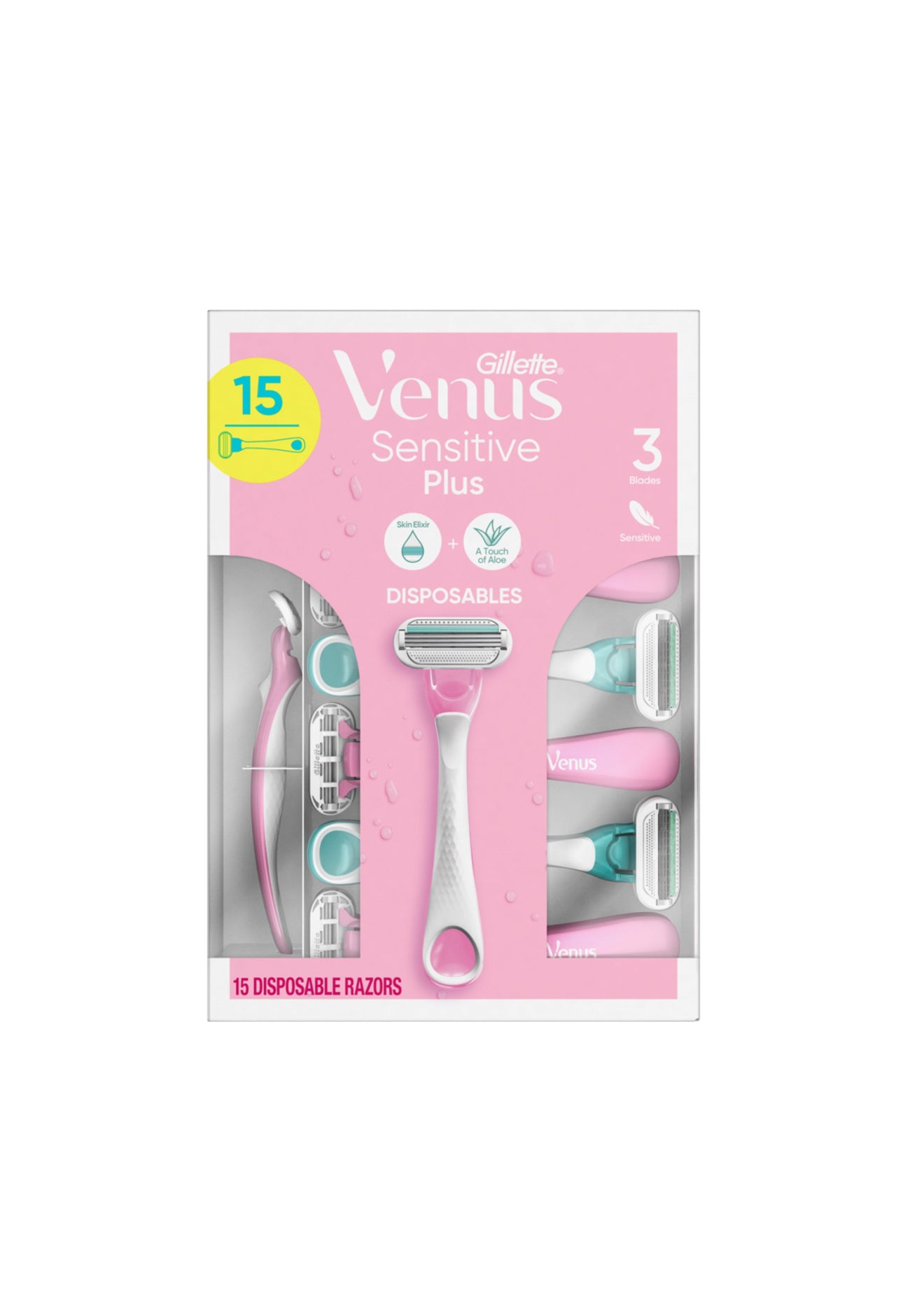 Gillette Venus Sensitive Disposable
Razors 15 pk