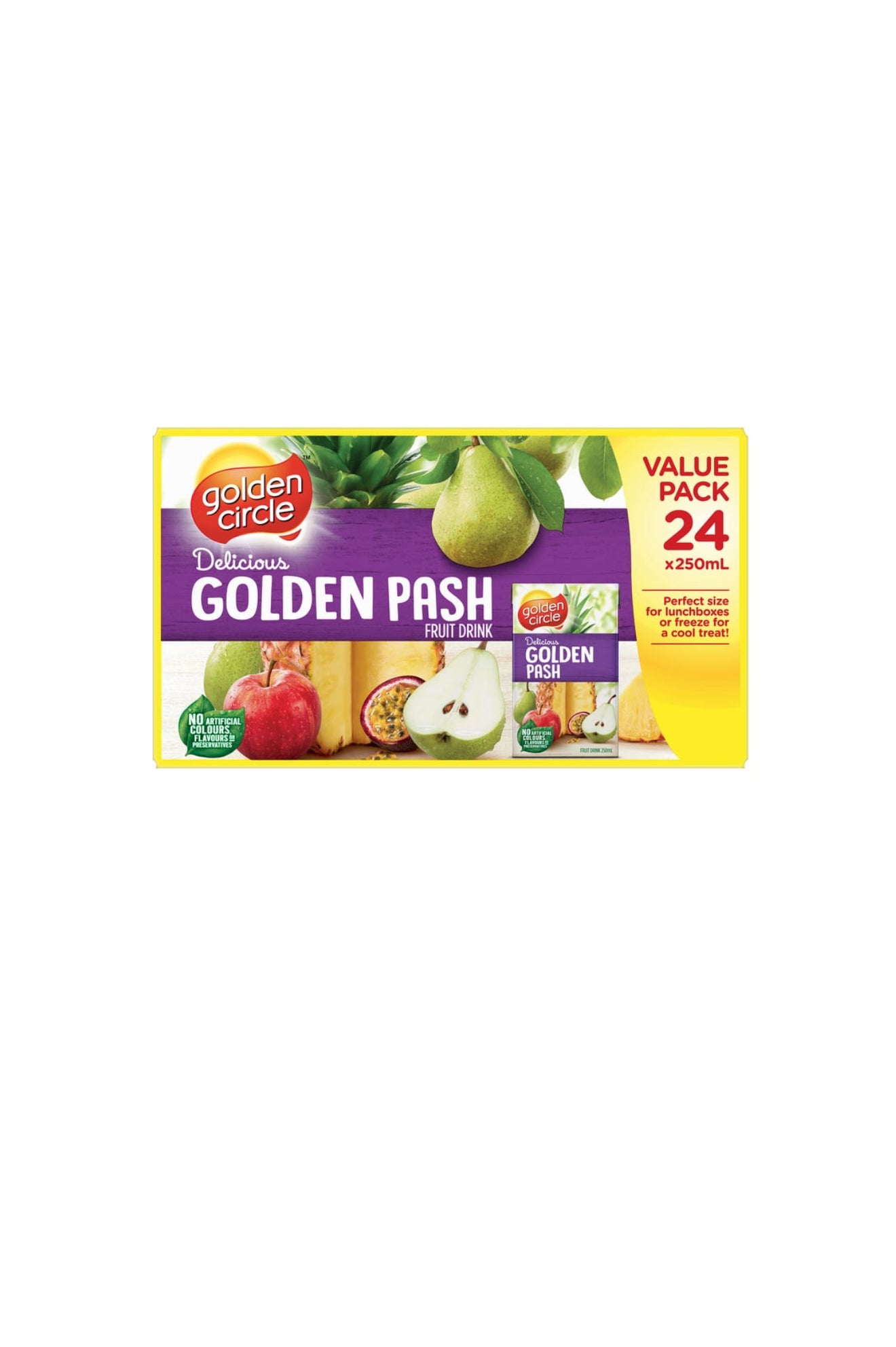 Golden Circle Pash Fruit Drink 250
ml x 24 pk