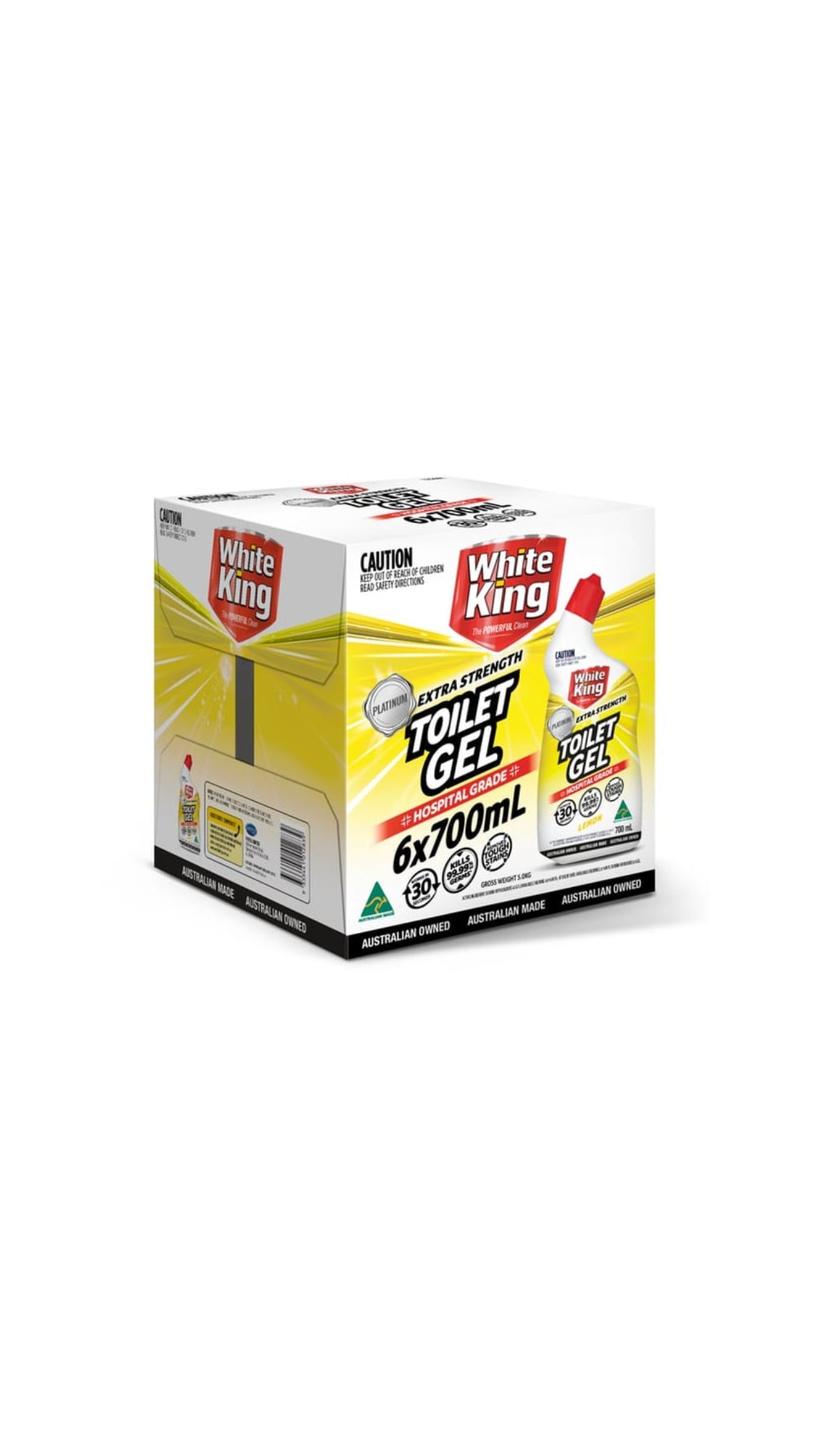 White King Toilet Gel 700 ml x
6 pk