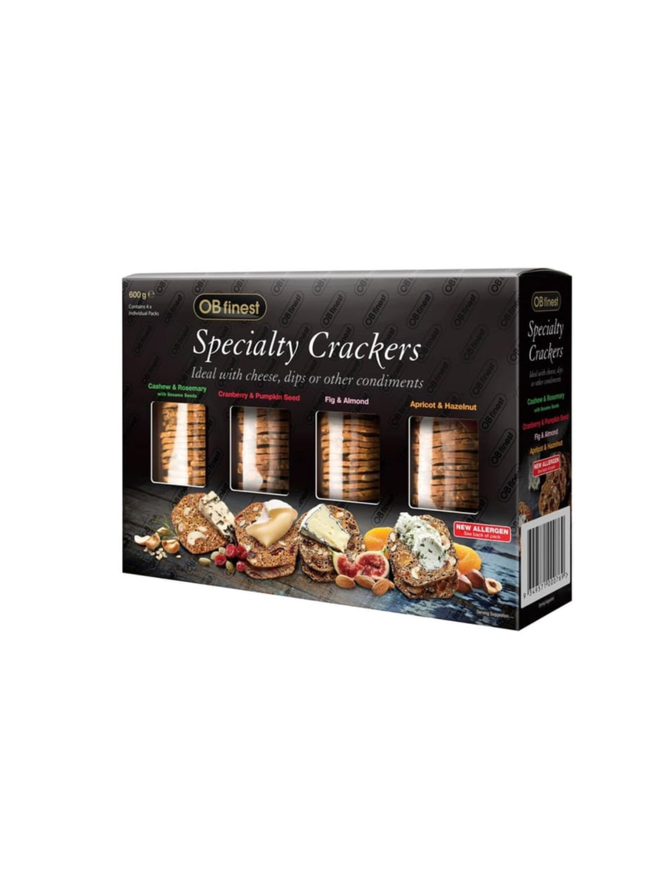 OB Finest Wafer Crackers Variety
Pack 600 g