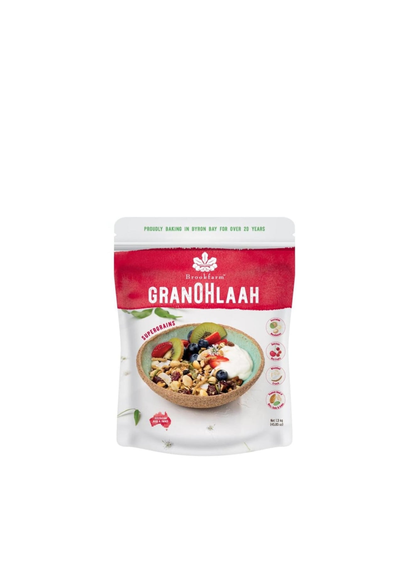 Brookfarm Supergrains Granola with Cranberries & Cherries (1.3 kg)