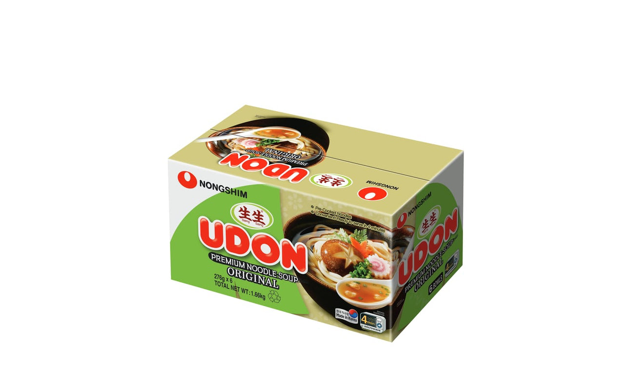 Nong Shim Udon Noodle Bowl 6 x 276G