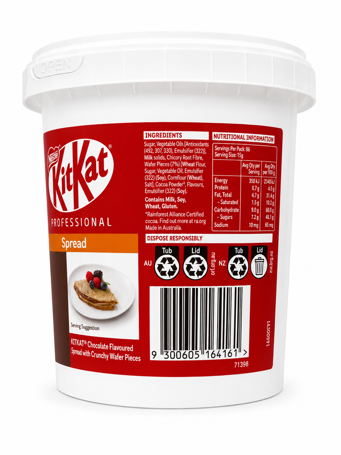 KitKat Professional Chocolate Spread 1.3kg