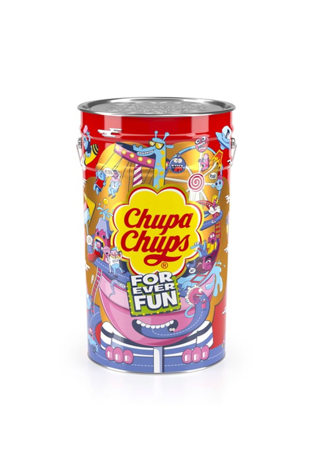 Chupa Chups Mega Lollipop Tin (12
g × 1000 pk)