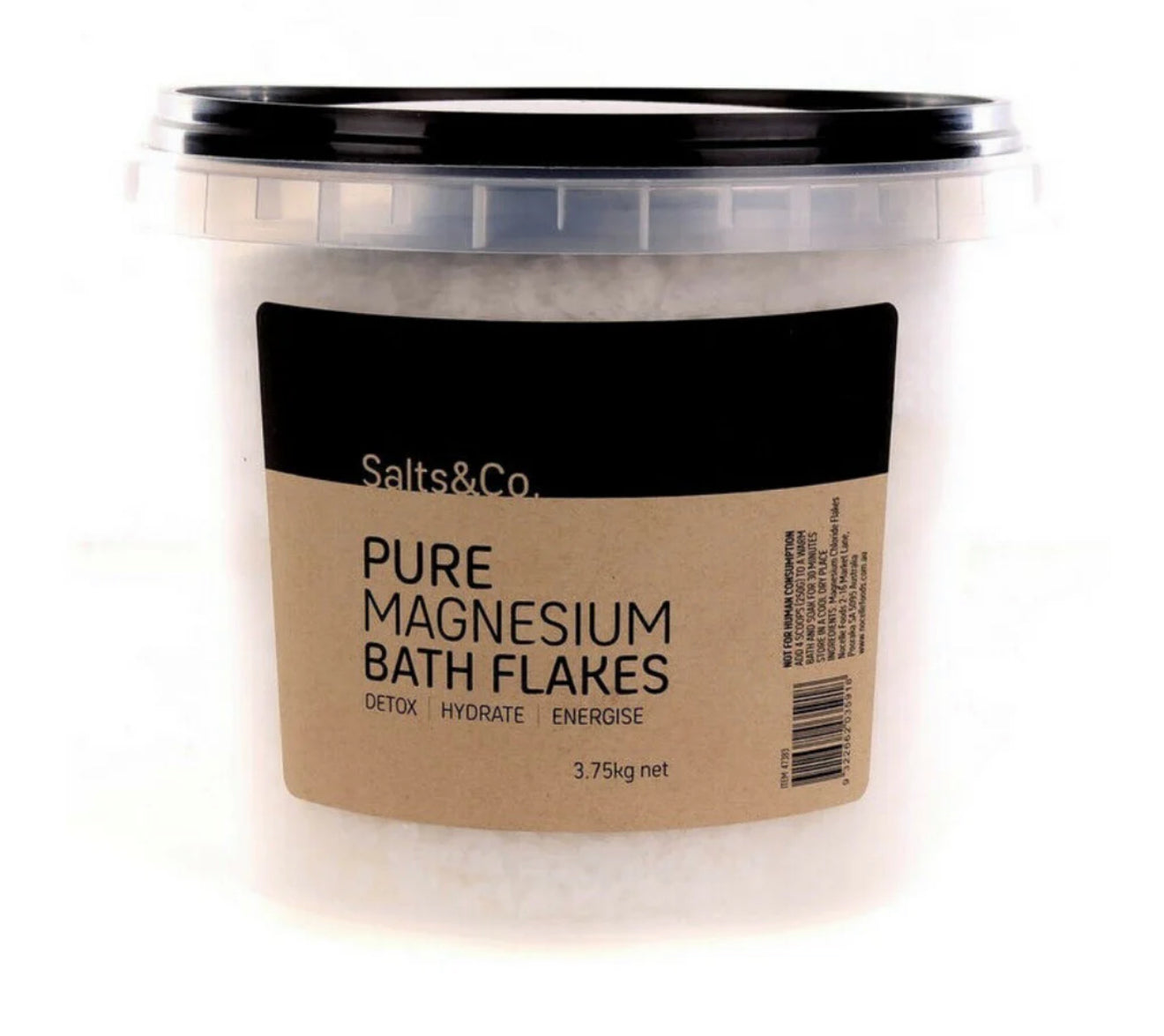Salts & Co Pure Magnesium Bath Flakes 3.75KG