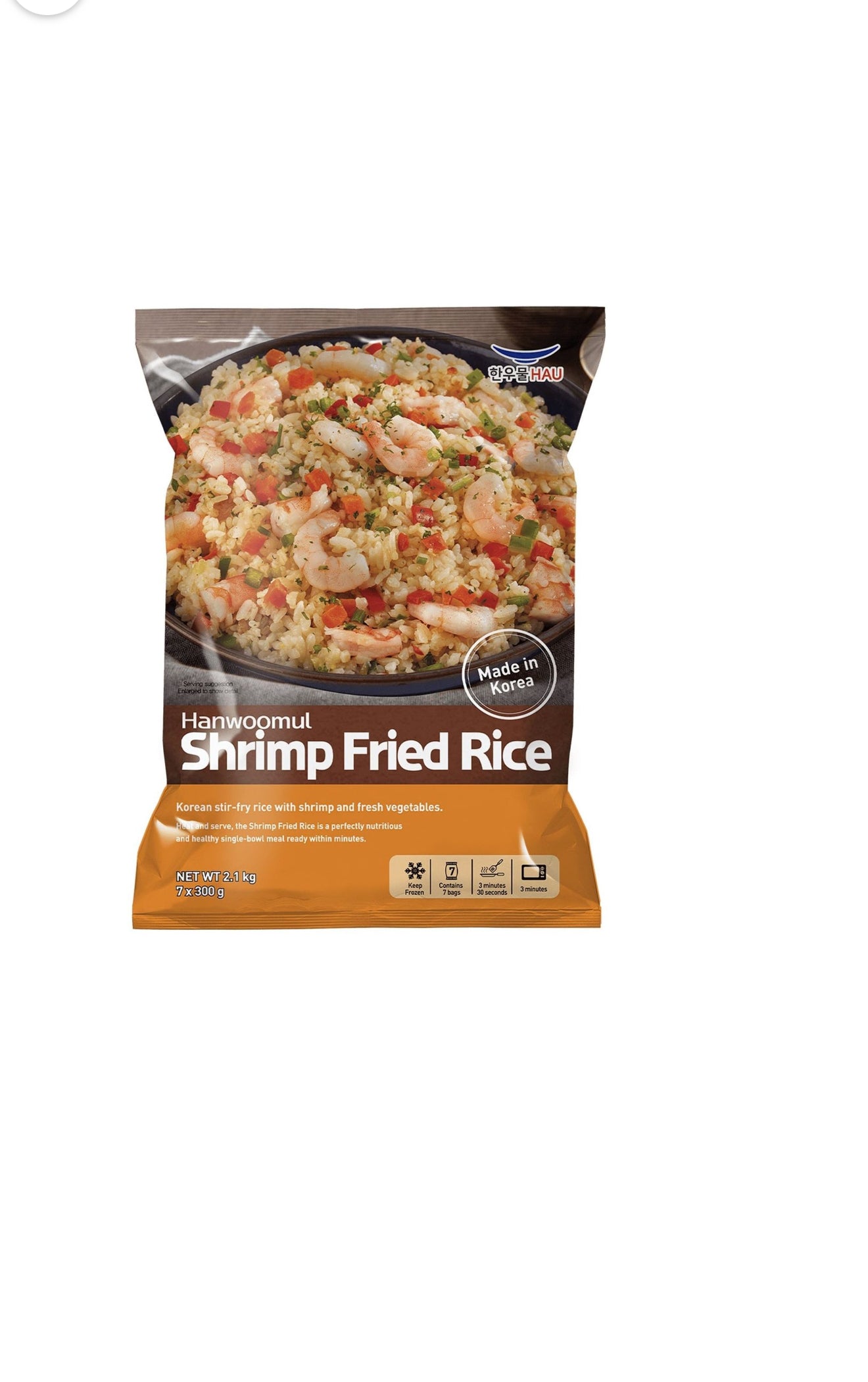 Hanwoomul Shrimp Fried Rice (300
g x 7 pk)