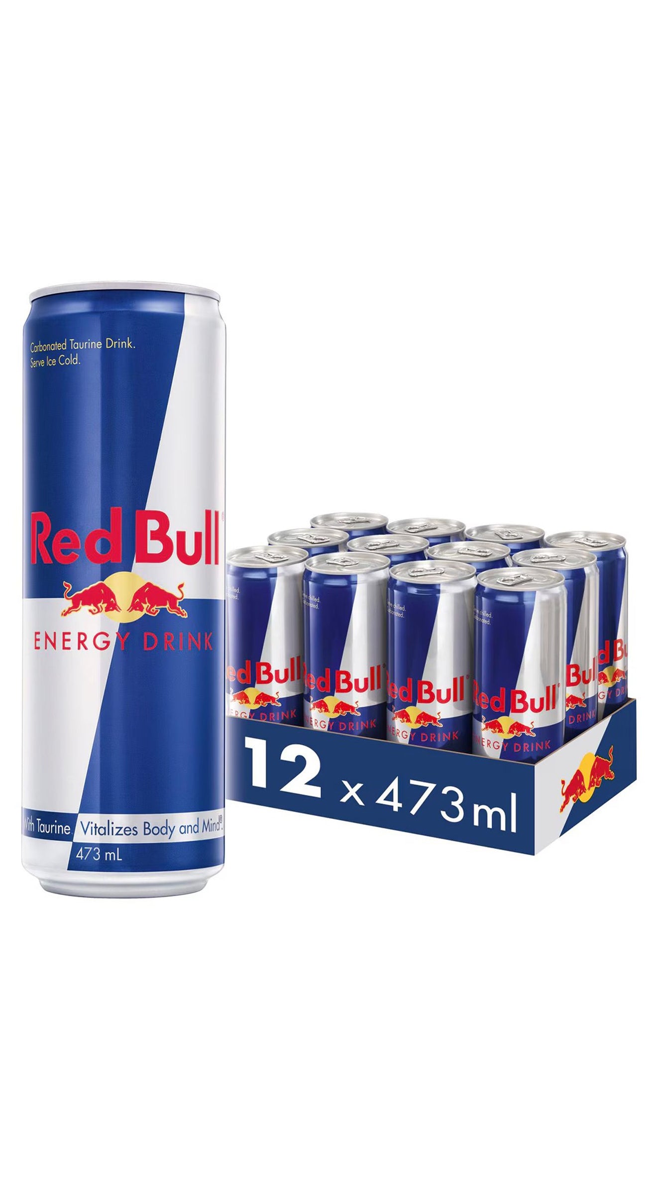 Red Bull Energy Drink Cans 473 ml
x 12 pk