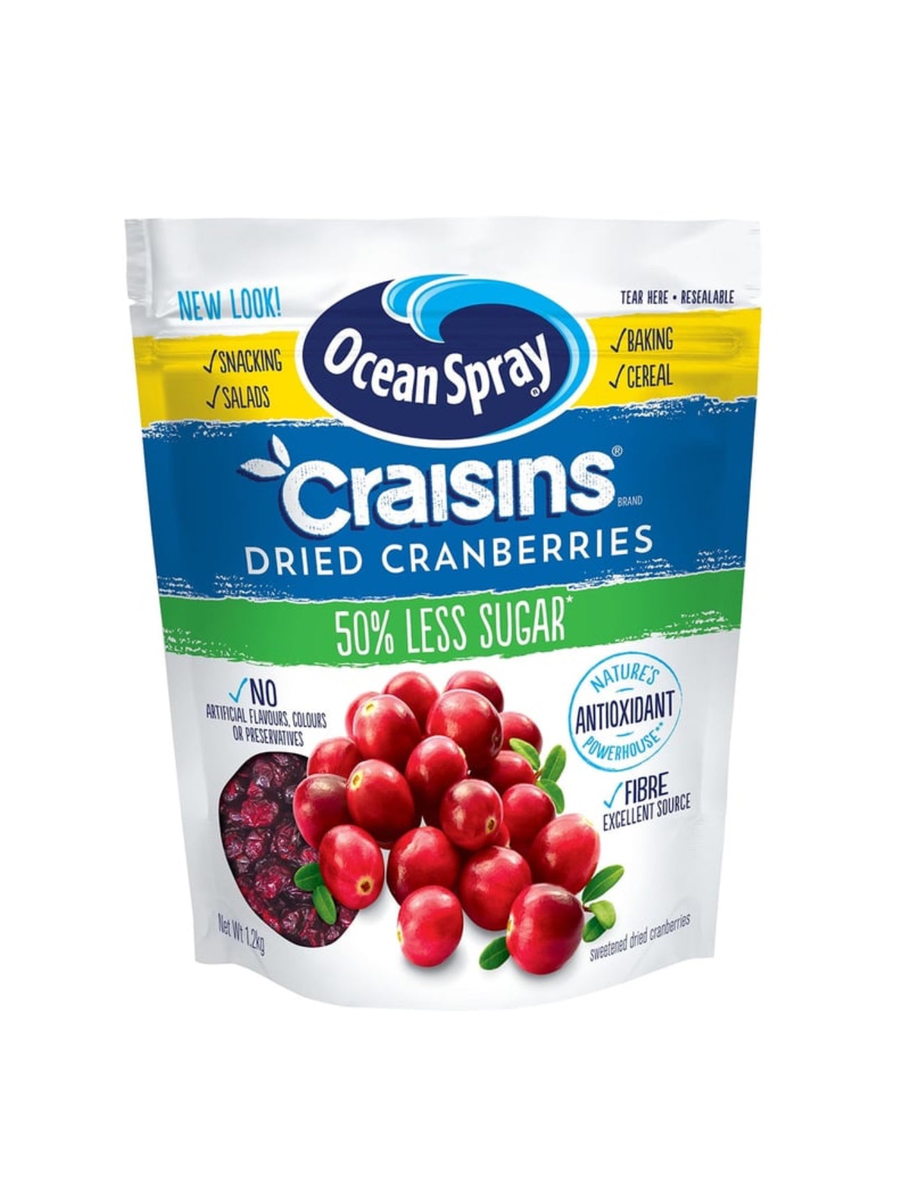Ocean Spray Reduced Sugar
Craisins 1.2 kg