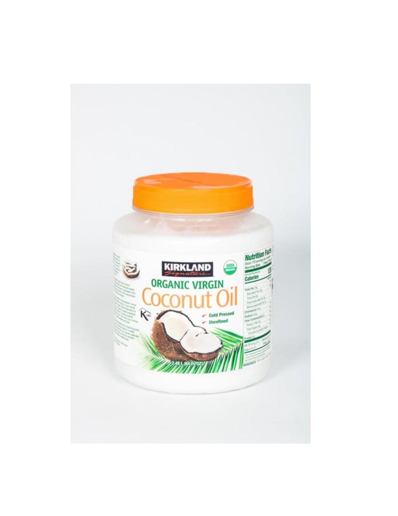 Kirkland Signature Organic Virgin
Coconut Oil 2.48 L