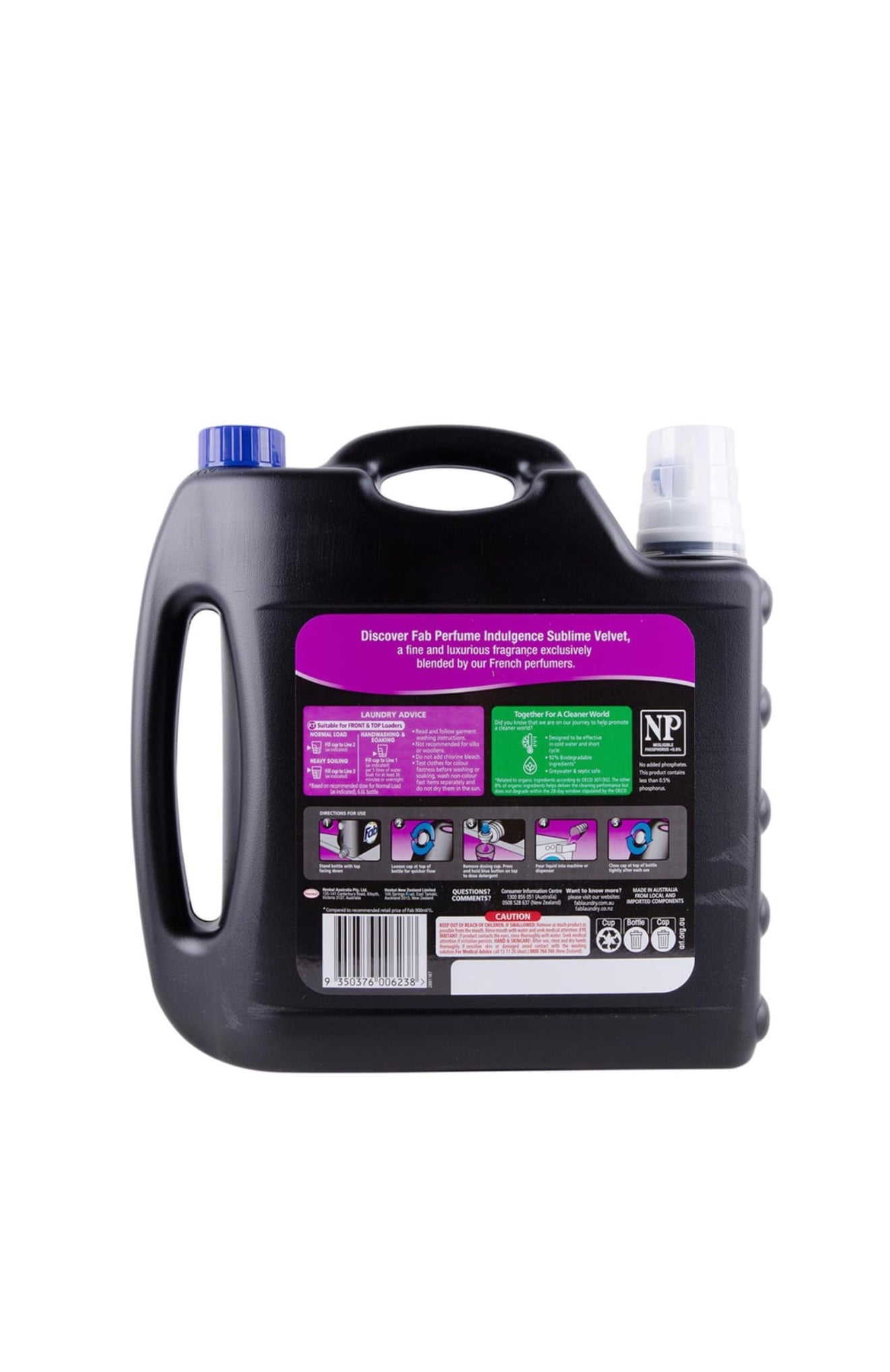 Fab Sublime Velvet Laundry Liquid 6.6 L