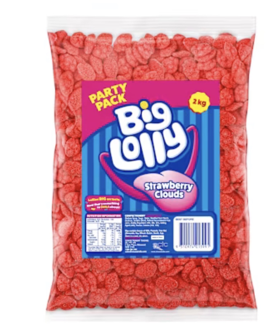 Big Lolly Strawberry Clouds 2kg