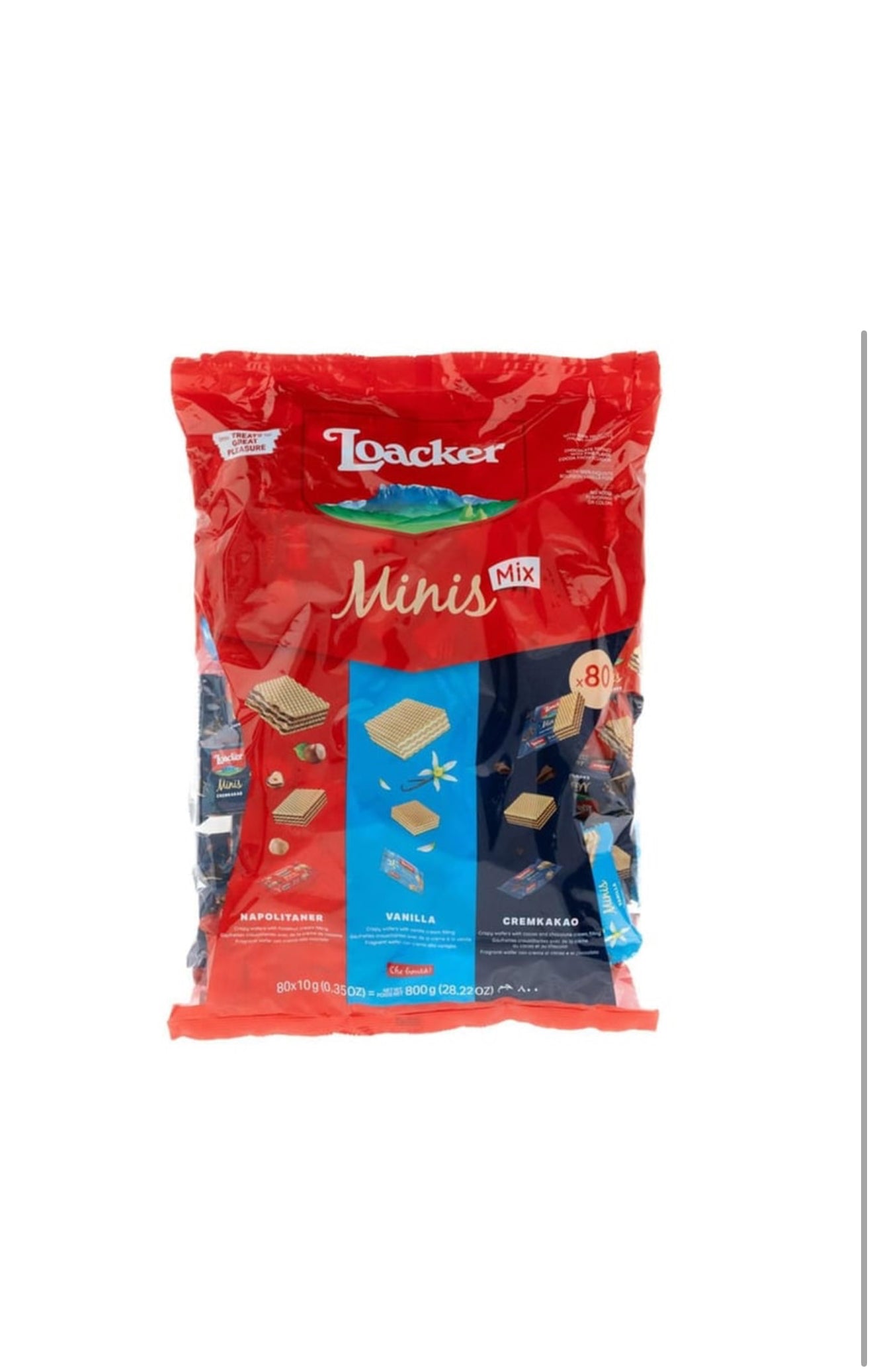 Loacker Minis Crispy Wafers (800 g)