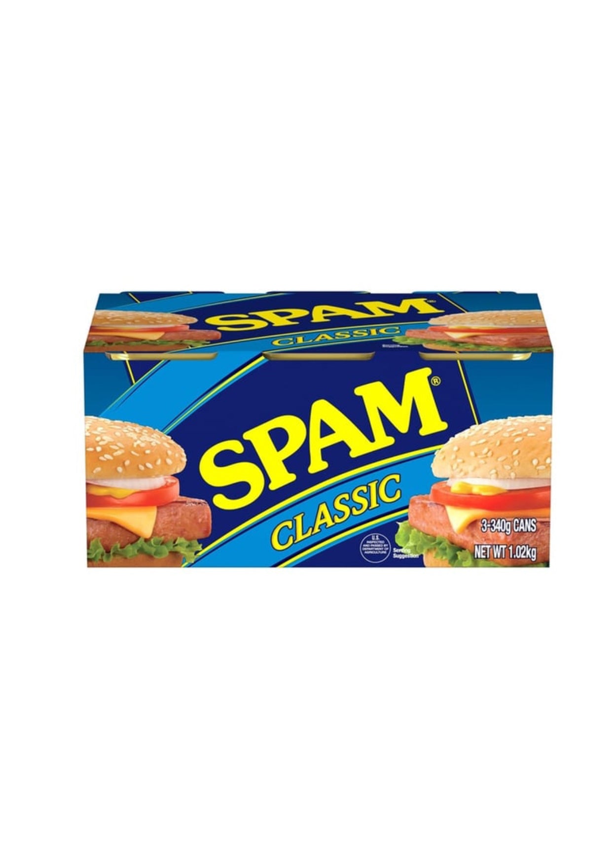 Spam Regular Luncheon Meat (340
g x 3 pk)