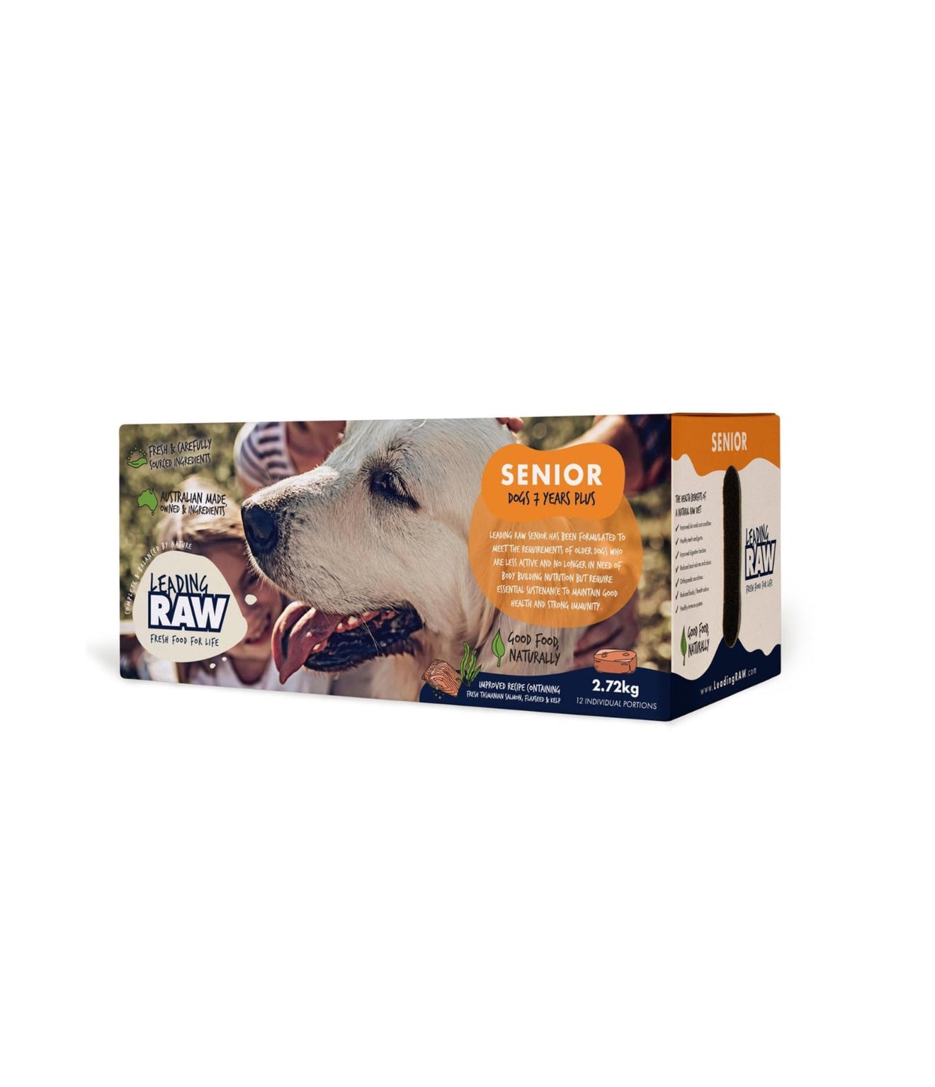 Leading Raw Senior Over 7 Year
Frozen Dog Food