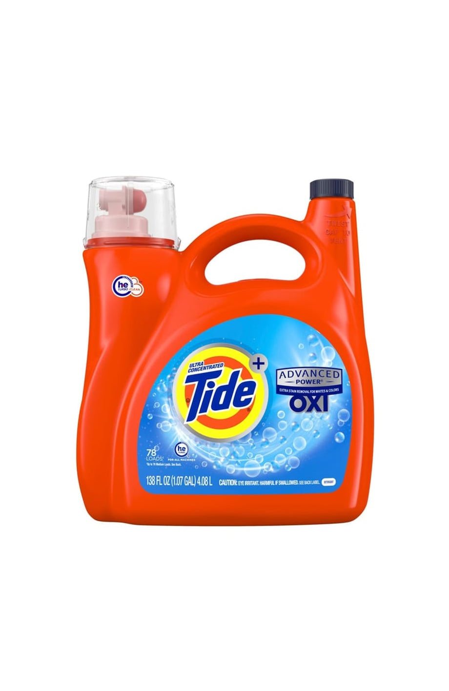 Tide Oxi Advanced Liquid Laundry Detergent 4.08 L
