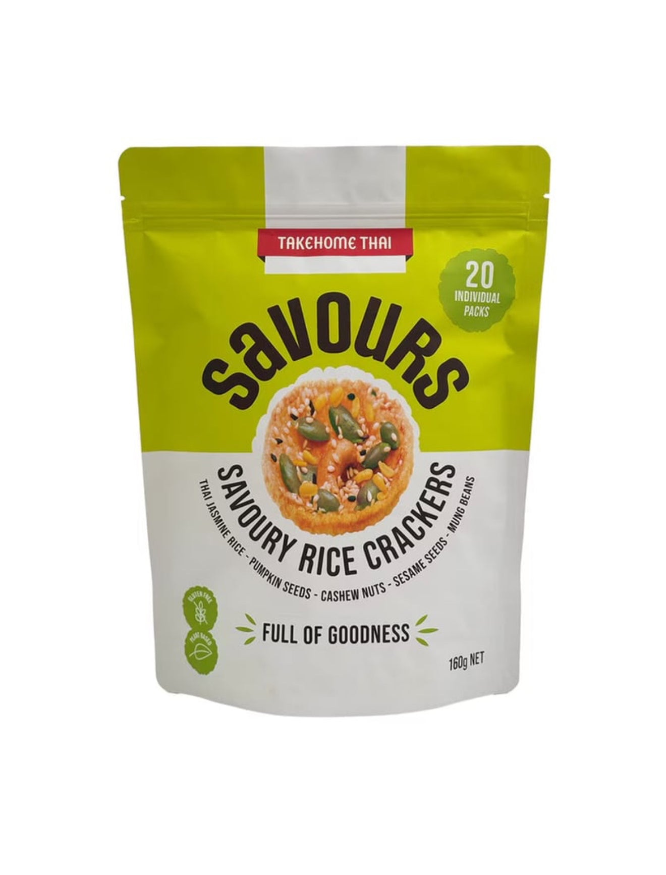 Takehome Thai Savours Rice
Crackers 160 g