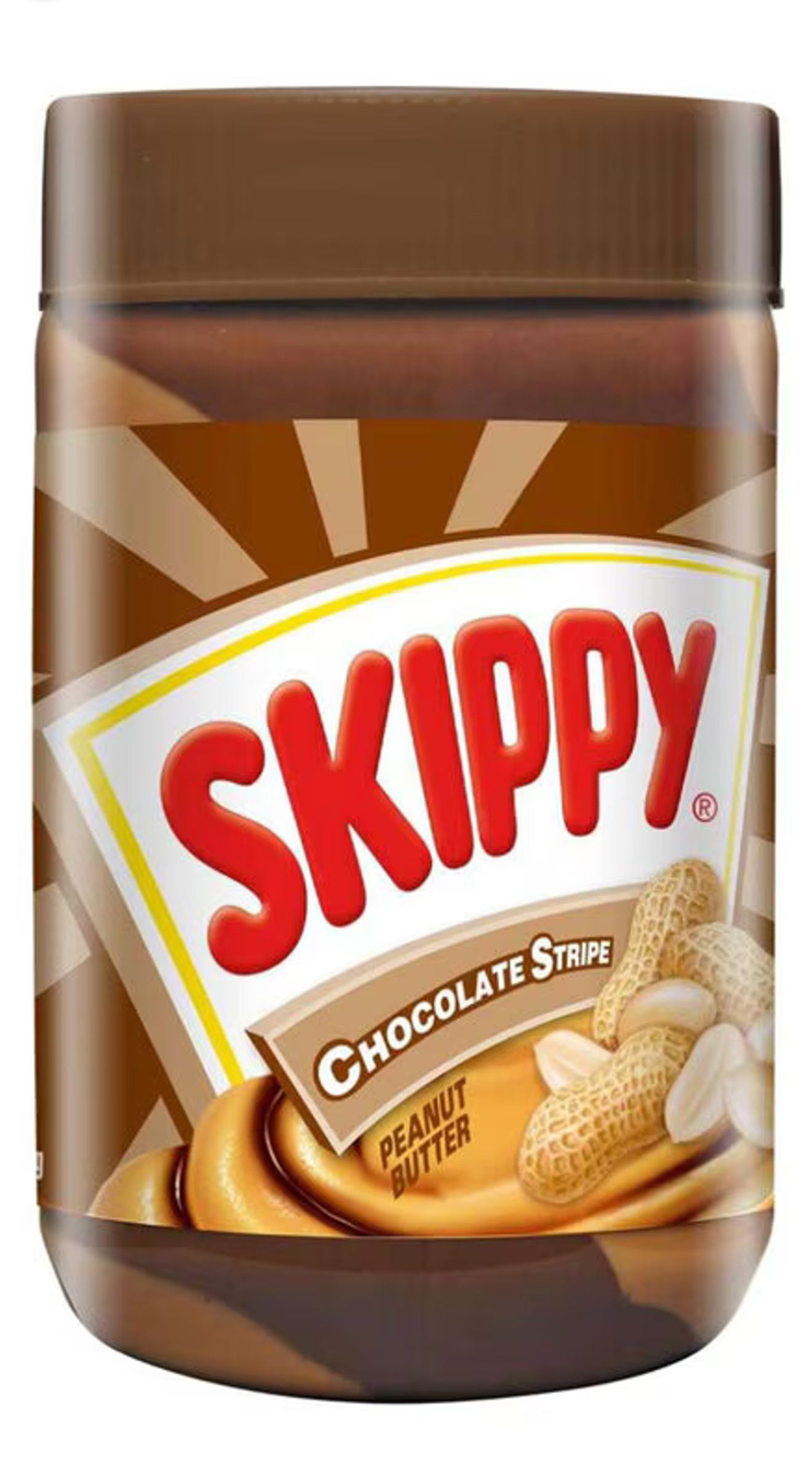 Skippy Chocolate Stripe Peanut Butter (500 g x 2 pk)