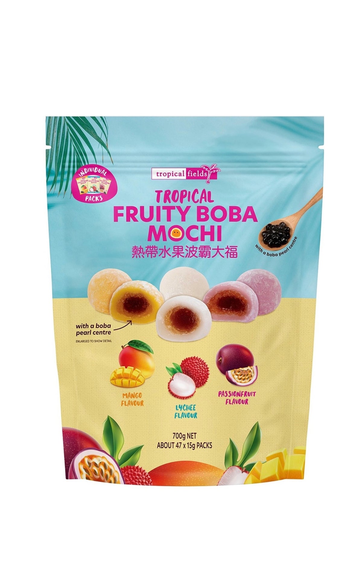 Tropical Fields Fruity Boba Mochi
700 g