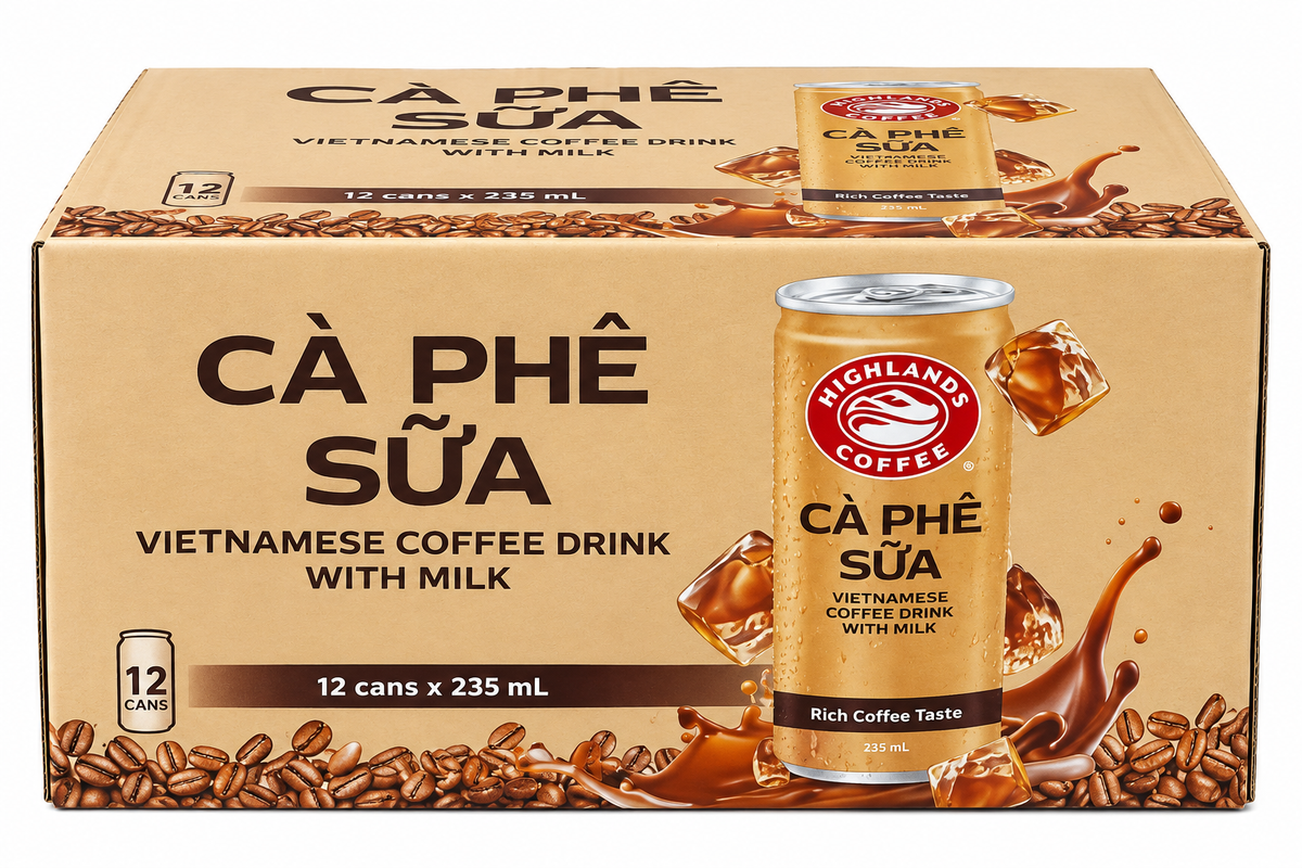 Highlands Vietnamese Coffee with Milk 235 ml x 12 pk