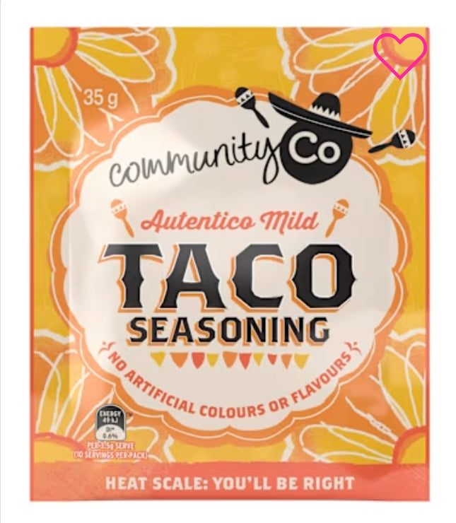 Community Co Taco
Seasoning 35g X 24