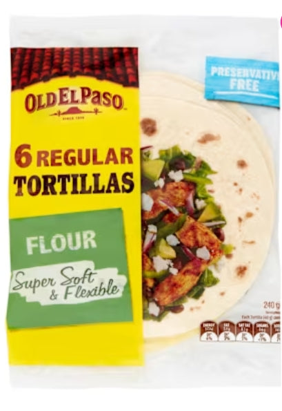 Old El Paso Mexican Tortillas 240g X 13