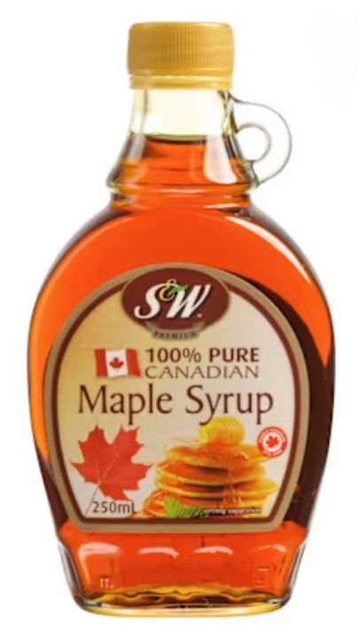 S&W Syrup Maple 250ml × 6
