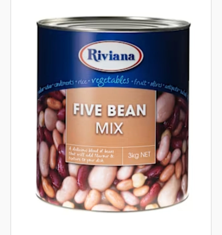 Riviana Five Bean Mix 3kg