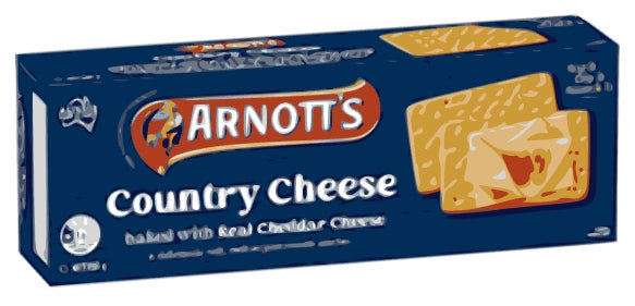 Arnotts Crackers Country
Cheese 250g X 20