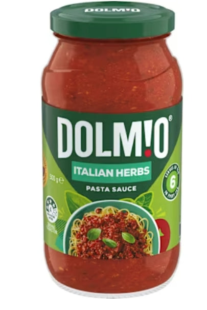 Dolmio Pasta Sauce Italian
Herb 6x500g Jar