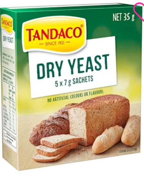 Tandaco Dry Yeast 35g
Sachets