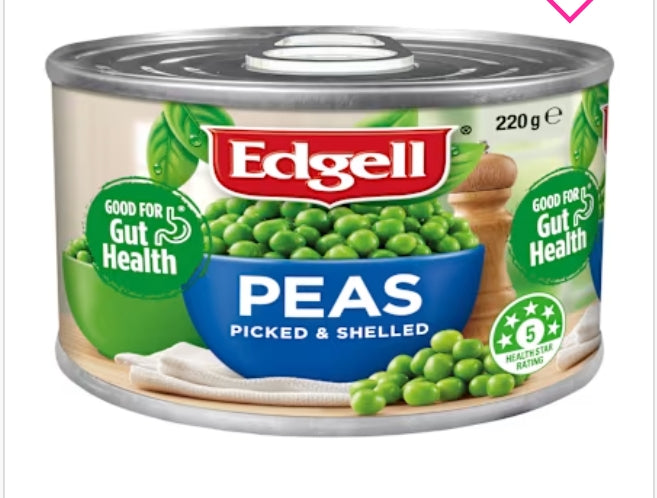 Edgell Garden Peas 12x220g