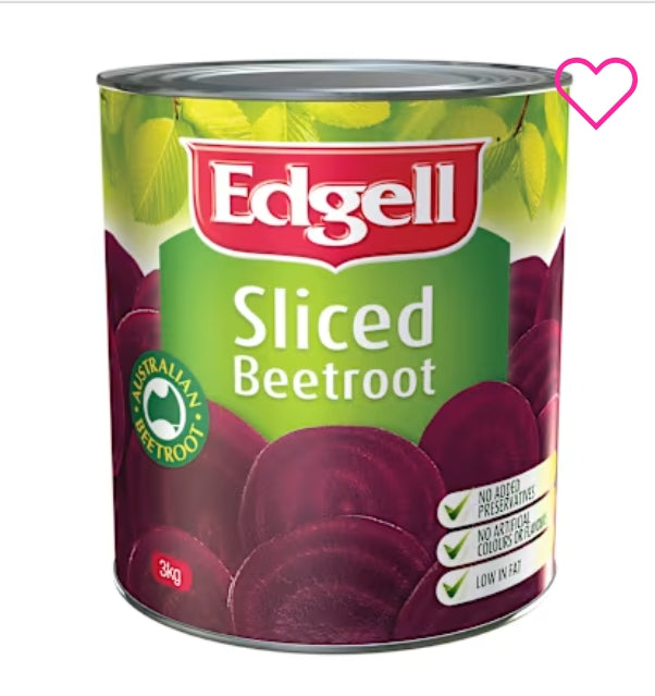 Edgell Beetroot Sliced 2.95kg