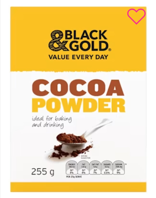 Black & Gold Cocoa Powder
255g