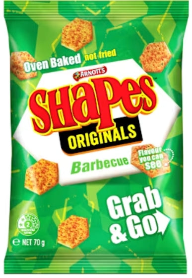 Arnott's Shapes Originals
Barbecue 70g