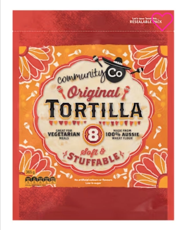 Comm Co Tortillas Original 365g