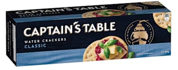 Captains Table Classic
Crackers 125g × 16